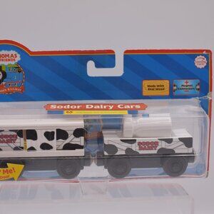 Sodor Dairy Cow Car Milk Barrel Thomas & Friends Wooden Railway Learning Curve